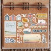 A5 Sticker Sheet Blackpool Vinyl Stickers - Beach Seaside British