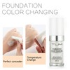 Colour Changing Foundation, Full Coverage Liquid Foundation, Long-Lasting Waterproof Makeup