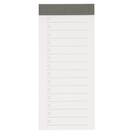to do List (Checklist) Notepad 40sheets Line of 14, 3.2" X 7.3"(8.2cm X 18.5cm)