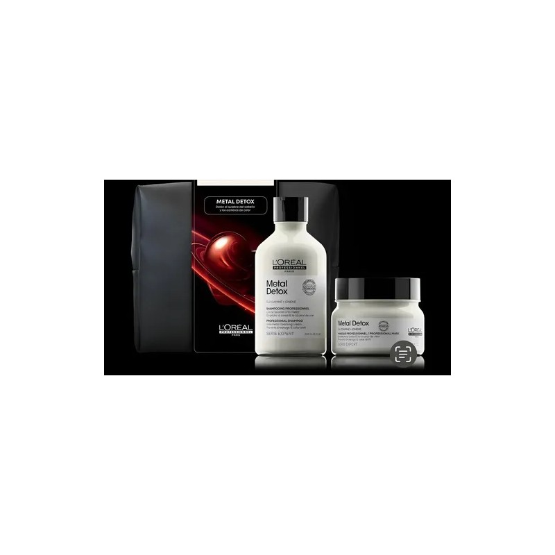 L´Oréal metal detox serie expert shampoo 300ml mascara 250ml