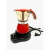 Bene Casa Portable Espresso Coffee Maker/Cafetera Portable 1-3Cup Roja
