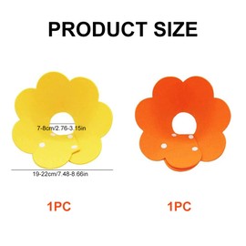 Cat Protective Collar, Soft Collar Cat Collar, 2 Pieces, Anti Bite Adjustable Collar for Cats, Adjustable Collar Cat Collar, Soft Adjustable Recovery Collar Pet