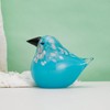 Handmade Blown Glass Bird Crystal Figurines Art Collectible Ornaments Statue