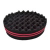 4 Pcs Small Holes Hair Twist Sponge, Barber Curl Sponge