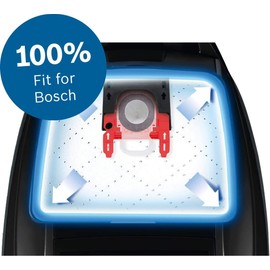 Bosch Part#462544 - Genuine Type G MEGAfilt SuperTEX Vacuum Bag (BBZ51AFG2U) - Fits Bosch Compact Series and Formula Series Vacuums - 5/Package