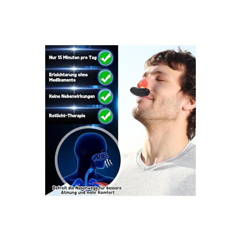 Red Light Nose Therapy Device (C, 1)