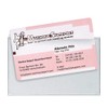 VELOFLEX 2209100 - Visitenkartentaschen selbstklebend, 90 x 57 mm, Selbstklebetaschen