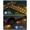 DetarZinLED Solar Step Lights for Outside, 2 Pack Solar Stair
