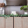 CQURE 28 Pcs Eucalyptus Garland,Artificial Eucalyptus Leaves Table Greenery Garland