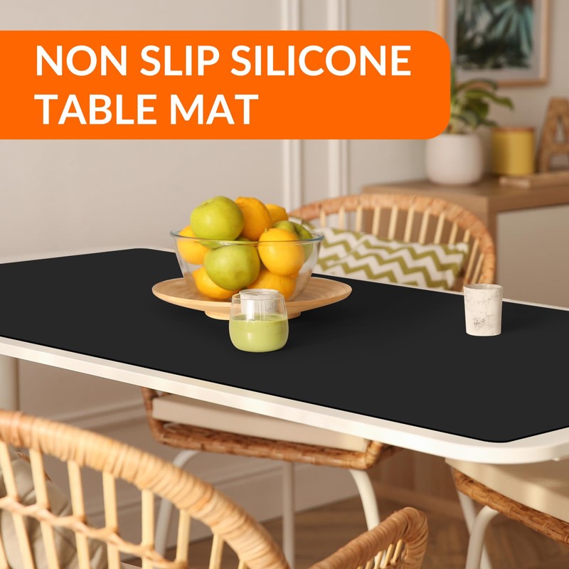 Extra Large Silicone Countertop Protector,Heat Resistant Silicone Mat for Kitchen