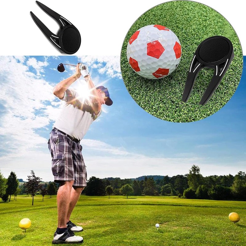 CVNRCLP Golf Double Prong Divot Tool & Pitch Mark Repair
