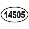 US Decal, Inc. Number 14505 Oval Sticker