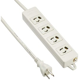 Panasonic (Panasonic) OA Tap (Grounded A Stop Shedding Shape (4 Pieces wch2454h Gray