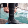 Cressi Unisex Isla Neoprene 5mm Diving Boots, Black With Blue