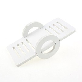 Petall Hamster Seesaw Toys Cage Docoration Cute Funny Playground Gift Play Toys for Small Animals Mise Rat Chinchilla Gerbil (White)