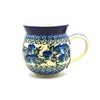 Polish Pottery Mug - 11 oz. Bubble - Winter Viola