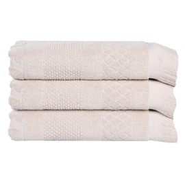 Superior Cotton Bath Towel Set, Quick Dry,Large Plush Absorbent Body Towels, Luxury Soft Quick Drying, Shower, Spa, Hotel, Pool, Guest Bathroom, Home Essentials, Set of 3, Rolla Collection, Silver