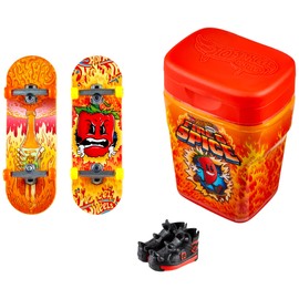 Hot Wheels Skate Vehículo de Juguete Paquete de Chicles Sabor Picante para niños de 5 años en adelante
