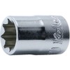Koken 3/8 (9.5 mm) SQ. Double Quadruple Socket 0.4 inch (10 mm) 3415M-10