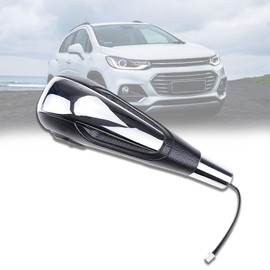 LEVANLIGHT Automatic Transmission Gear Shift Knob Handle (Chrome-Color) Compatible for Chevy Trax Sonic 2012-2017 Replace# 42539376 95179700