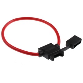 ZOOKOTO Inline Fuse Holder 25A,16 AWG Gauge Wire Car Auto Blade Fuse Box 25A Waterproof