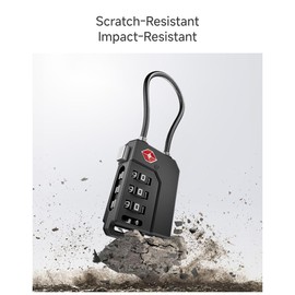 LUGGEX Luggage Lock, TSA Locks for Luggage, Suitcases Locks TSA Approved, Ease of Use & Durable