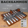 Large Backgammon Sets for Adults - Classic Board Games for