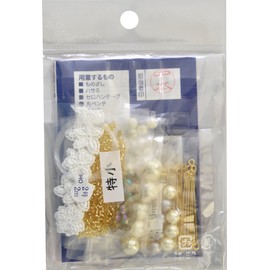 TOHO ビーズキット ベーシックアクセサリー フラワーレースのロングネックレス No.3