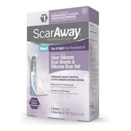 Kit Parche Gel Scaraway Elimina Cicatrice Reusables Queloide