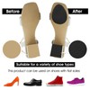 Molain Non-Slip Shoe Pads, Black, 4 Pairs, Self-Adhesive Rubber Sole