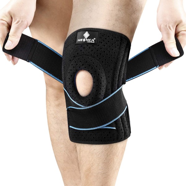 NEENCA Knee Brace with Side Stabilizers & Patella Gel Pads,