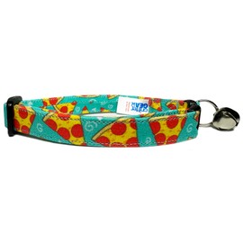 Breakaway Cat Collar in Pepperoni Pizza (U.S.A. Made)
