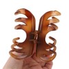 Loneedy no-slip grip large crystal plastic octopus jaw clips, hair
