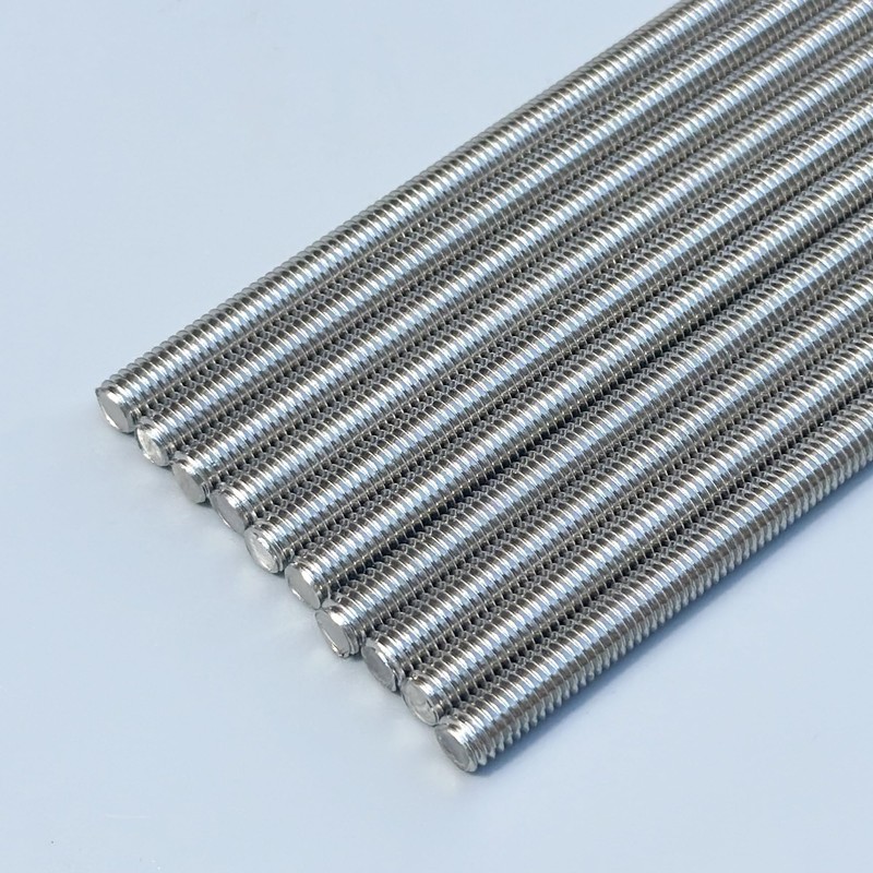 10 PCS M6 x 100mm 304 Stainless Steel Fully Threaded