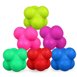 SUPVOX 6pcs Hexagonal Reaction for Agility Training Safe and Fitness Equipment Improve Hand-Eye Coordination and Reaction for Sports and Exercise