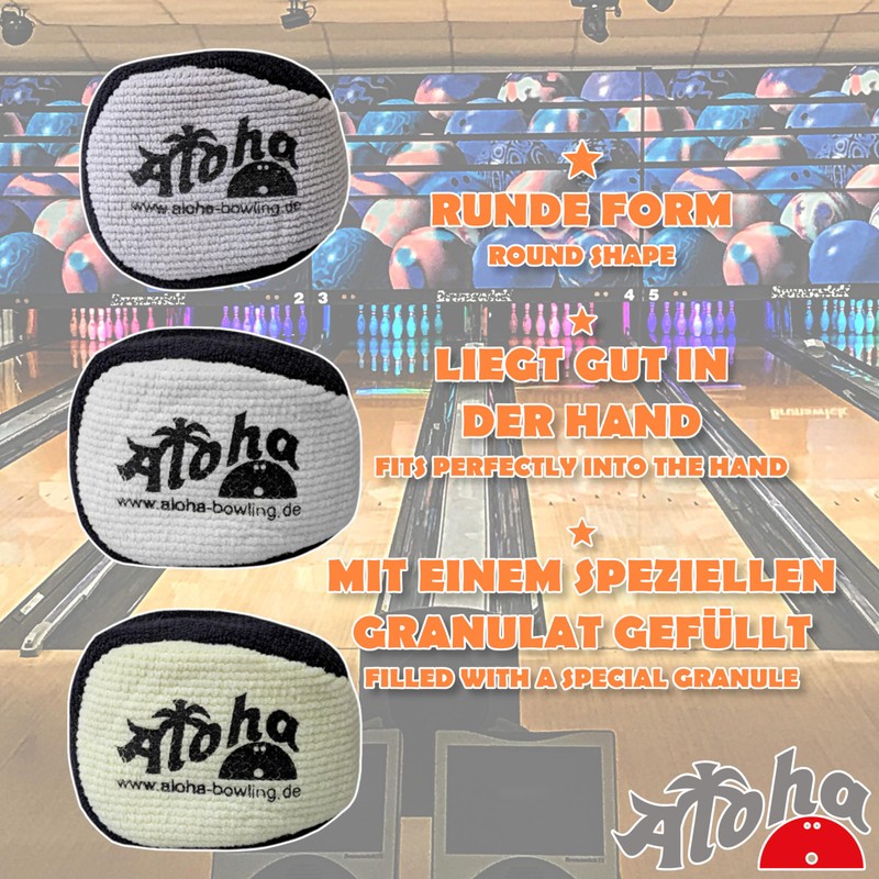 EMAX Aloha Grip Bag, Bowling Grip Sack, Microfibre Grip Ball,