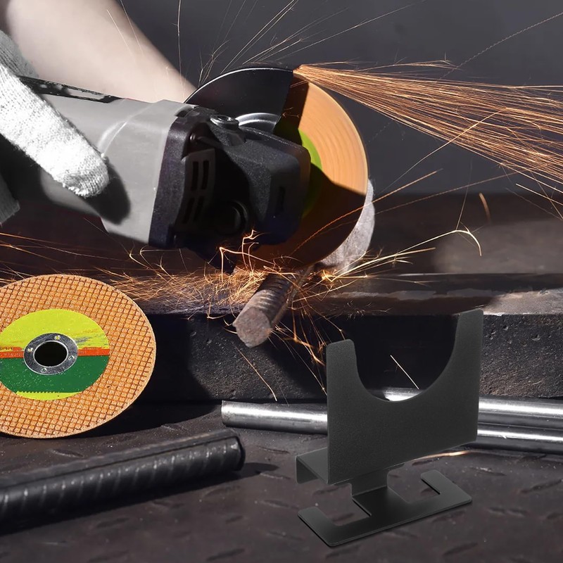 Operitacx 2Pcs Wall Mount Angle Grinder Stand Heavy Duty Metal