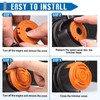JAMSSOW Pack of 6 Replacement Spool Grass Trimmer Spool Compatible