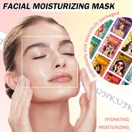 18PCS Hydrating Facial Sheet Mask,Moisturizing Face Masks Gift Set,Long Lasting Face Mask Facial Mask Kit for All Skin Types