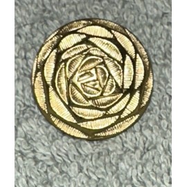 Unbranded Medium Rose Gold Button
