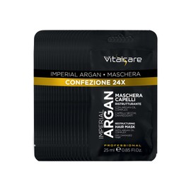 Vitalcare | Imperial Argan - Restructuring Hair Mask for Dry and Damaged Hair with Argan Oil Complex 24 Packs of 25ml