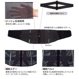 phiten(ファイテン) サポーター メタックス 腰用 ミドルタイプ L