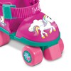 Mondo Toys Kids Adjustable Unicorn Roller Skates - Size 22