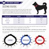 CoyoteCollar Spiked Dog Collar - Red Medium Spike Collar for