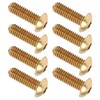 50Pcs Hex Socket Screws Half Round Head Pure Copper Hardware