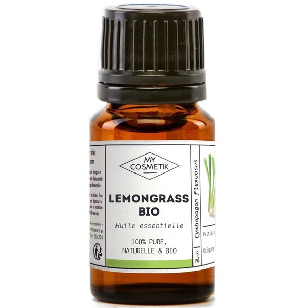 Lemongrass Organic Essential Oil - MY COSMETIK - 10ml