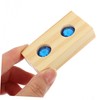 BESTonZON 1 Set Wooden Rainbow Blocks Stacking Blocks Rainbow Gemstone