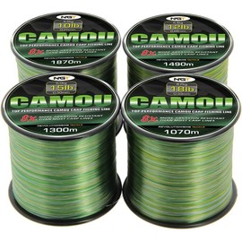 NGT Spool Of Camo Line - Green, 12 lb/1490 m