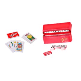DOMINO'S AZTECA MEXICO Dominó Victoria Estuche Cierre + Baraja Victoria Española