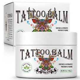 Tattoo Aftercare Cream, Hydrating Body Moisturiser for Tattooed Skin, Lightweight Daily Moisturising Formula, Fast Absorbing, Non-Greasy, Suitable for Fresh and Existing Tattoos, 150g